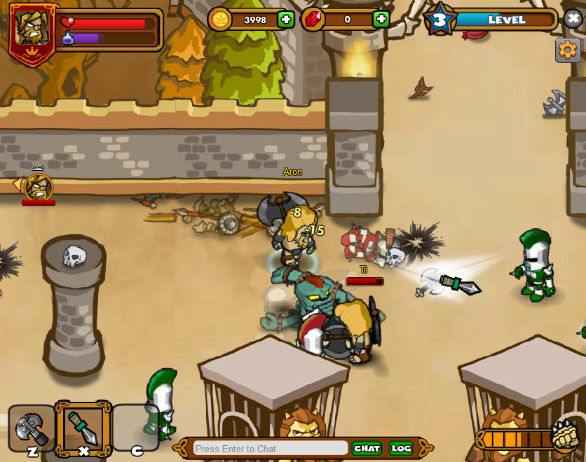 Android and Facebook game reviews: Facebook game Dungeon Rampage